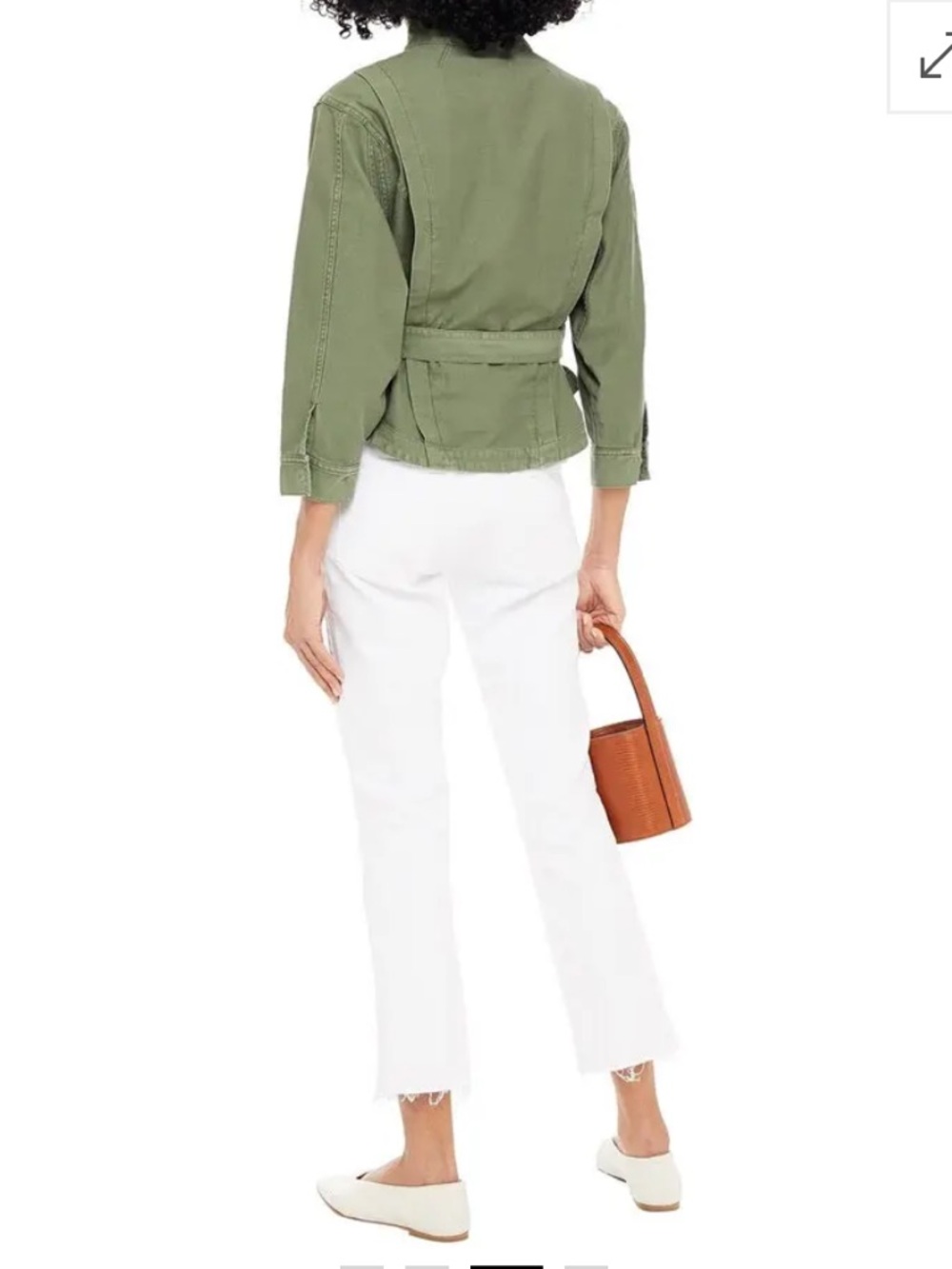 Frame Denim Green Utility Jacket - Picture 3 of 11